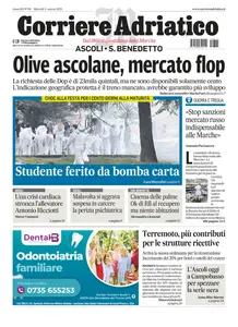 Corriere Adriatico Ascoli - 11 Marzo 2025