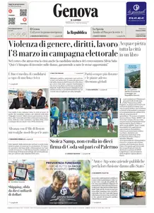 la Repubblica Genova - 9 Marzo 2025