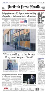 Portland Press Herald - 25 April 2026