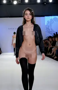 Nude Fashion Show (AI Generated)
