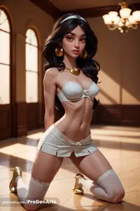 Jasmine - in Miniskirt (AI Generated)