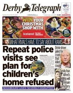 Derby Telegraph - 19 November 2024