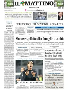Il Mattino Benevento - 18 Ottobre 2025
