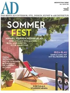AD Architectural Digest (german Edition) Magazin Juli August No 07 08 2013