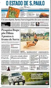 Jornal O Estado de SP em PDF, Sabado, 31 de Julho de 2010