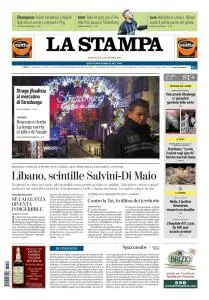 La Stampa Novara e Verbania - 12 Dicembre 2018