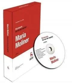 Diccionario de uso del Español (María Moliner). 2 volúmenes. Tercera Edición. Versión DVD