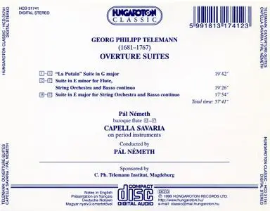 Pál Németh, Capella Savaria - Georg Philipp Telemann: Three Overtures Suites (1999)