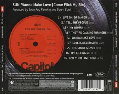 Sun - Wanna Make Love (Come Flick My Bic) (1976) [2004, Remastered Reissue]