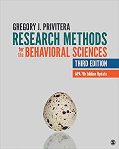 Research Methods for the Behavioral Sciences, 3rd Edition