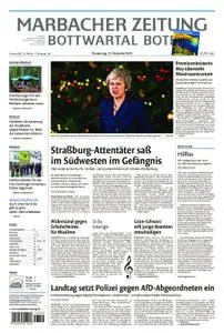 Marbacher Zeitung - 13. Dezember 2018