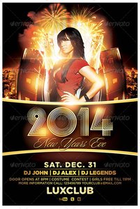GraphicRiver 2014 New Years Eve Flyer