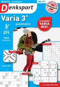 Denksport Varia 3* Puzzelvaria – 23 januari 2020