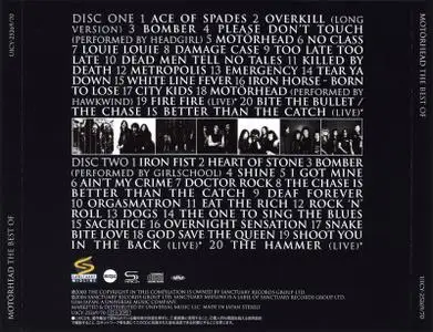 Motörhead - The Best Of (2000) [2012, Universal UICY-25269~70, Japan]