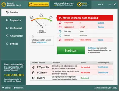 TweakBit FixMyPC 1.6.10.5