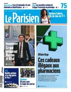 Le Parisien du Jeudi 11 Janvier 2024