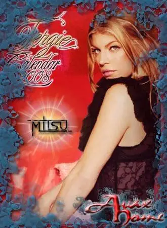 Fergie - Official Calendar 2008
