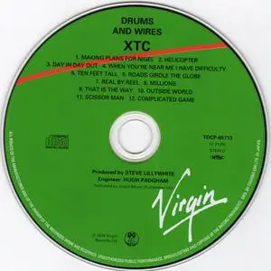 XTC - Drums And Wires (1979) [Toshiba-EMI TOCP-65713, Japan]
