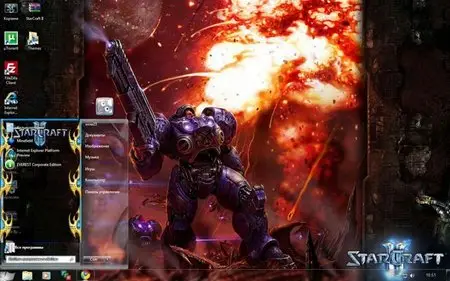 WIndows 7 Theme - Starcraft II by BBosa 