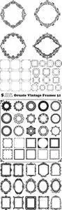 Vectors - Ornate Vintage Frames 31