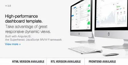 ThemeForest - Clip-Two v2.5 - Bootstrap Admin Template with AngularJS - 10290688