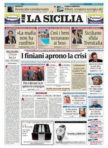 LA SICILIA DEL 16 NOVEMBRE 2010