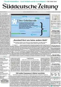 Süddeutsche Zeitung vom Samstag, 26. Juli 2014