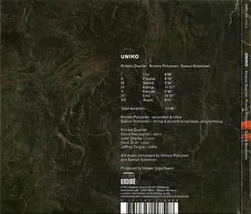 Kronos Quartet, Kimmo Pohjonen, Samuli Kosminen - UNIKO (2011)