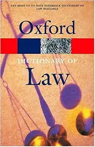 A Dictionary of Law Ed 6