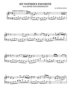 My Father's Favorite - Patrick Doyle (Piano Solo)