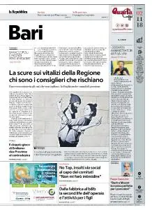 la Repubblica Bari - 2 Novembre 2018