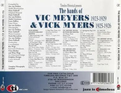 Vic Meyers & Vick Myers - The Bands Of Vic Meyers, 1923-1929, & Vick Meyers, 1925-1926 (2000} {Timeless Historical CBC 1-060}