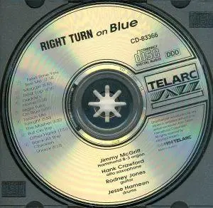 Jimmy McGriff & Hank Crawford - Right Turn On Blue (1994) {Telarc}