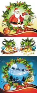 Christmas and New Year Vector 10