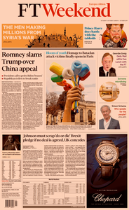 Financial Times Europe – 05 October 2019