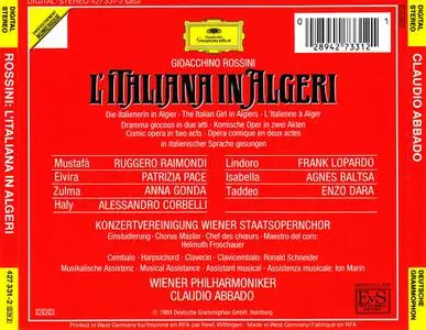 Claudio Abbado, Wiener Philharmoniker, Agnes Baltsa, Ruggero Raimondi - Gioacchino Rossini: L'italiana in Algeri (1989)