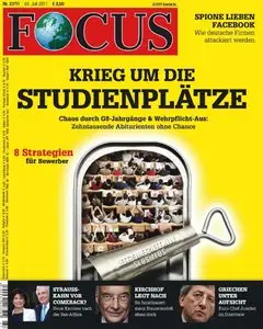 Focus Magazin No 27 vom 04 Juli 2011