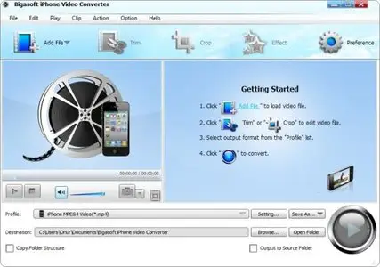 Bigasoft iPhone Video Converter 3.7.24.4700
