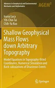 Shallow Geophysical Mass Flows down Arbitrary Topography