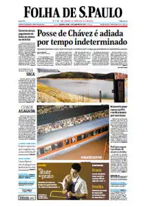 Jornal Folha de São Paulo - 9 de janeiro de 2013 - Quarta