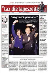 Tageszeitung TAZ vom 23 Oktober 2012
