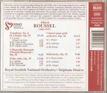 Albert Roussel - Complete Symphonies, Orchestral Works - 4 CD