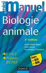 Mini manuel de Biologie animale : Cours et QCM/QROC