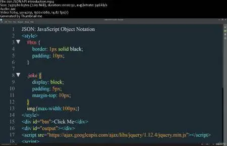 Learn JSON with JavaScript Objects and APIs in 1 hour (updated)