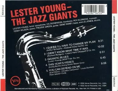 Lester Young - The Jazz Giants (1956)