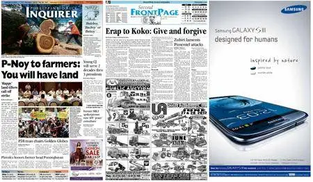 Philippine Daily Inquirer – June 15, 2012