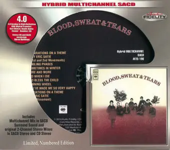Blood, Sweat & Tears - Blood, Sweat & Tears (1968) [Audio Fidelity 2015] PS3 ISO + Hi-Res FLAC {RE-UP}