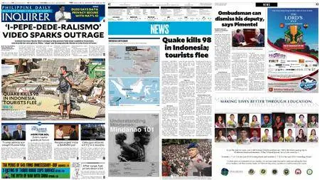 Philippine Daily Inquirer – August 07, 2018
