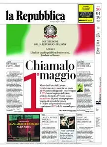 la Repubblica – 30 aprile 2019