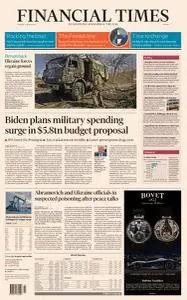 Financial Times Europe - March 29, 2022